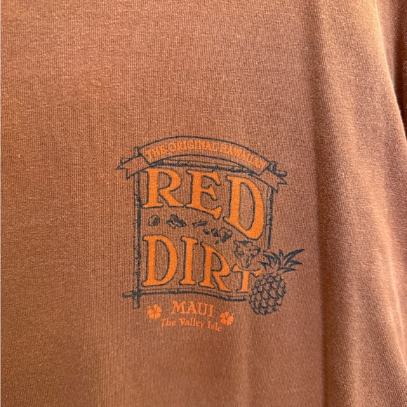 Vintage 90s The Original Hawaiian Red Dirt Co Honu Surfer Sea Turtle T Shirt XL - Picture 3 of 5